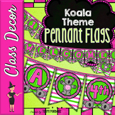 Koala Theme Pennant Banners