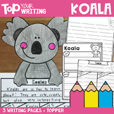 Koala Writing Pages with Topper