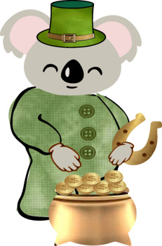 Preview of Koala with Gold Coins
