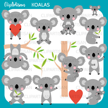 Preview of Koalas Clip Art