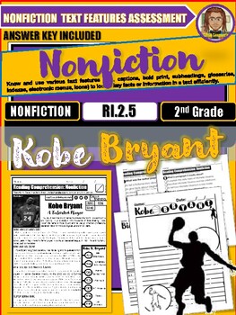 Preview of Kobe Bryant | Black History Month | Reading Comprehension | Basketball | March