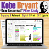 Kobe Bryant ‘Dear Basketball’ Poem Analysis (Digital & Print)