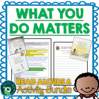 Preview of What Do You Do With an Idea/Problem/Chance? Lesson Plan & Activities Bundle