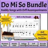 Kodály Songs with Orff Accompaniments Music Reading Activi