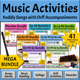 Kodály Style Music Activities MEGA BUNDLE with Songs Games