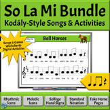 Kodály Style Music Reading Songs and Games Activities BUND