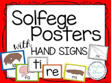 Kodaly / Curwen Solfege Hand Sign Posters