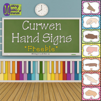 Preview of Curwen Hand Signs Posters (Updated 2020)