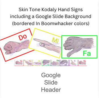 Preview of Kodaly Hand Signs - Skin toned