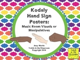 Kodaly Handsign Posters for Visuals or Manipulatives