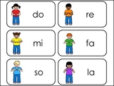 Kodaly Handsigns Learn Singing Notes Picture Word Flash Cards.