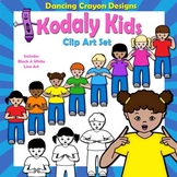 Clip Art Kids Showing Curwen / Kodaly Hand Signs