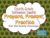 Kodaly Prepare, Present, Practice - Fourth Grade SAMPLE