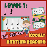 Kodaly Rhythm Reading Level 1: Quarter Notes, Quarter Rests