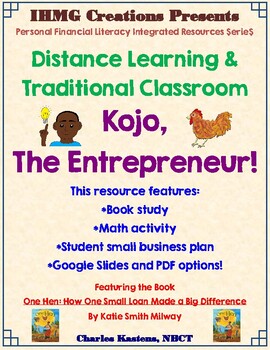 Preview of "One Hen"-Kojo, The Entrepreneur!-Google Slides (Distance Learning)+PDF Options
