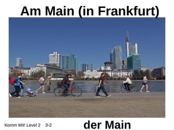 Preview of Komm Mit! German Level 2 Chapter 3-2 vocabulary picture presentation
