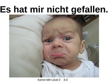 Preview of Komm Mit! German Level 2 Chapter 3-3 vocabulary picture presentation
