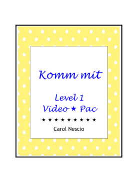 Preview of Komm mit Level 1  Video * Pac ~ Video Question Sheets