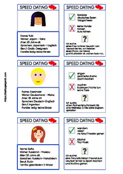 speed​​ dating das spiel)