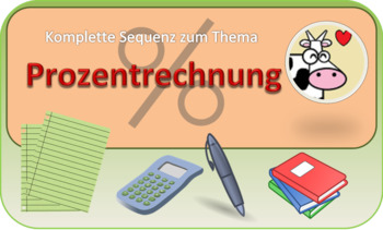 Preview of Komplette Unterrichtssequenz - Prozentrechnung - Klasse 7 (deutsch)