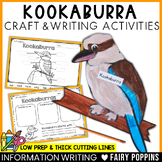 Kookaburra Craft & Writing | Australian Animals, Aussie Animals