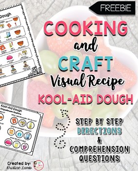 Preview of Kool-Aid Dough Visual Recipe {FREEBIE}