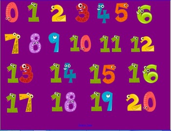 Preview of Koosh Ball Multiplication Facts Game (4's and 5's)