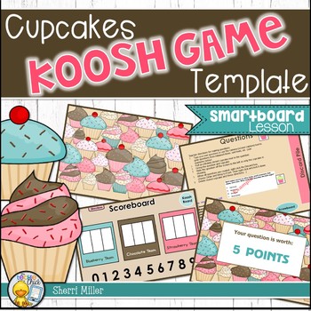 Preview of Koosh Ball SMARTboard Game Template