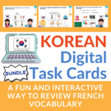Korean BOOM Cards | Korean Distance Learning Bundle | Kore