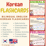 Korean Flashcards Bundle | Korean picture cards | 1200+ fl