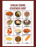 Korean Foods Scavenger Hunt | Korean Cuisine Activity | PD