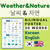 Korean Weather Korean Nature | Bilingual English Korean WE