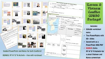 Preview of Korean & Vietnam Conflict Guided Notes