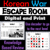 Korean War Activity Escape Room