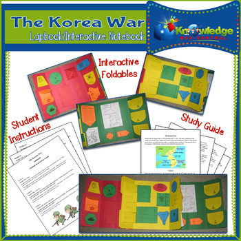 Preview of Korean War Lapbook / Interactive Notebook