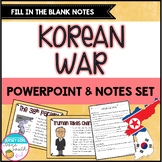 Korean War PowerPoint and Notes Set