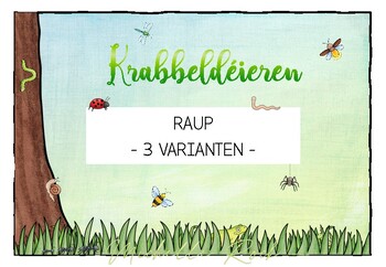 Preview of Krabbeldéieren - Plakat Raup
