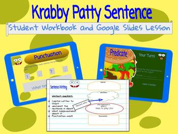 Preview of Sentence Structure (Printable Workbook and Google Slides Link)