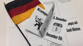 Preview of Krampus und Sankt Nikolaus (Krampus and St. Nick) Mini Book