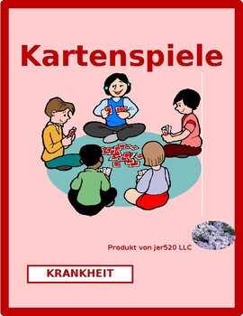 Preview of Krankheit (Illness in German) Card Games