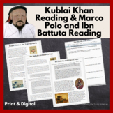 Kublai Khan & the Yuan Dynasty Reading - Ibn Battuta & Mar