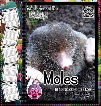 Preview of Mole | Worksheets | Animals Around The World | Science | Nature