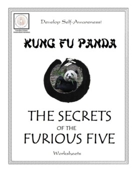 Preview of Kung Fu Panda 'Secrets of the Furious Five' Self-Awareness Worksheets