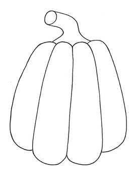Preview of Kusama Pumpkin Outlines - Sub Plans