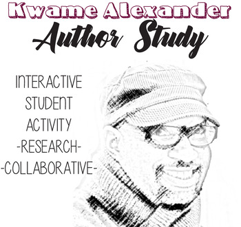 Preview of Kwame Alexander Author Study, The Crossover, Booked Author Biography
