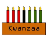 Kwanzaa:  Matching Color Words, Following Directions, Fine Motor, Holidays