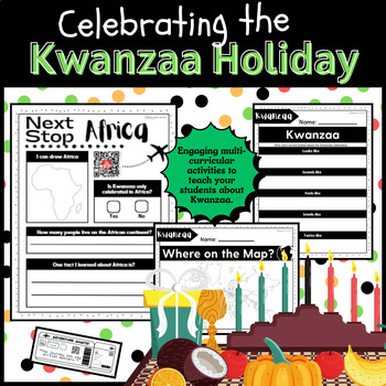 Preview of Engaging Kwanzaa Holiday Activities | Teach Cultural Diversity | ELA Focused