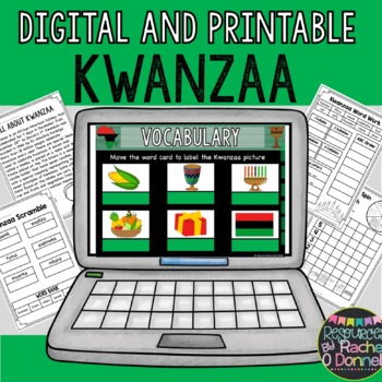 Preview of KWANZAA Digital and Printable
