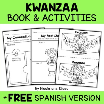 Preview of Kwanzaa Activities and Mini Book + FREE Spanish