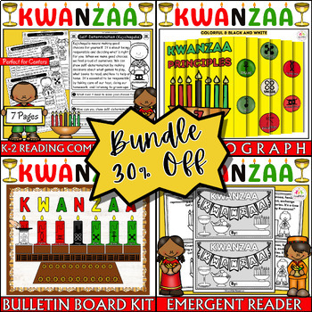 Preview of Kwanzaa Bundle: Agamograph Activities, Interactive Posters, Mini Books & More!